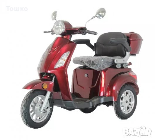 Електрическа триколка ТИГТАГ Ксили силвър цвят, снимка 2 - Мотоциклети и мототехника - 39054942