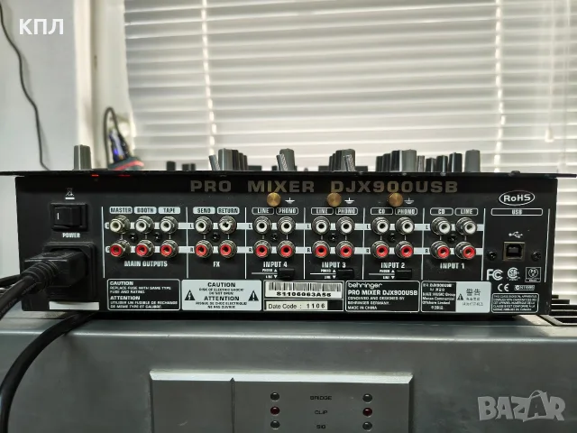 DJ миксер Behringer DJX-900, снимка 7 - Ресийвъри, усилватели, смесителни пултове - 56104863