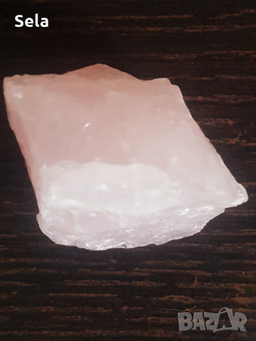 Естествен, нешлифован розов кварц друза, снимка 6 - Други ценни предмети - 36311760