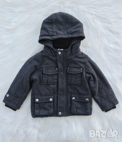 Детско палто F&F 60% вълна 2-3 години, снимка 7 - Детски якета и елеци - 52860187