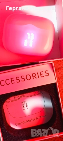 Чисто нови Безжични Слушалки A97 Pro TWS – Bluetooth 5.3 + LED Дисплей, снимка 2 - Слушалки и портативни колонки - 53645277