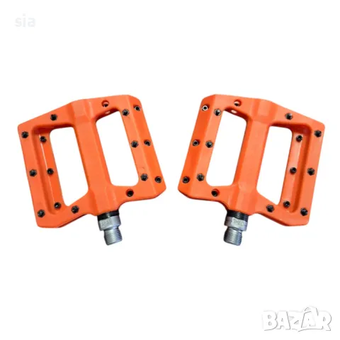 Педали за велосипед, оранжеви, снимка 2 - Части за велосипеди - 49433398