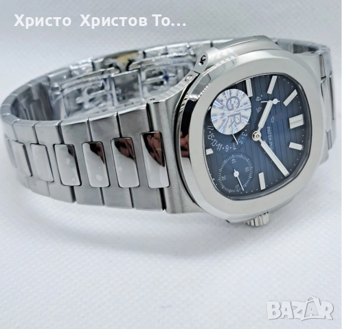 Мъжки луксозен часовник Patek Philippe Nautilus, снимка 2 - Мъжки - 53853402