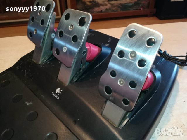LOGITECH-ПЕДАЛИ ЗА ИГРА ВНОС ГЕРМАНИЯ 0702221128, снимка 7 - Аксесоари - 35700251