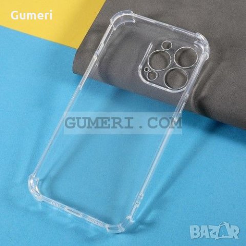 Apple iPhone 13 Pro Max - Силиконов Гръб Air със Защита за Камерата - Прозрачен, снимка 6 - Калъфи, кейсове - 34808557