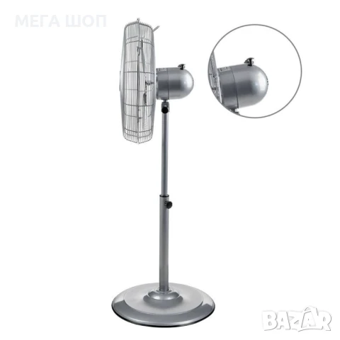Вентилатор 18“ кръгла стойка, метален, снимка 2 - Вентилатори - 50562408