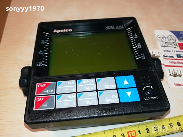 APELCO XCD 241 LCD FISH FINDER-12V ВНОС SWISS M0306231906, снимка 5 - Друга електроника - 40938340