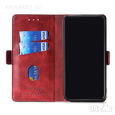 Xiaomi Pocophone F1 Retro Magnetic Wallet Калъф и Протектор, снимка 6 - Калъфи, кейсове - 48755119