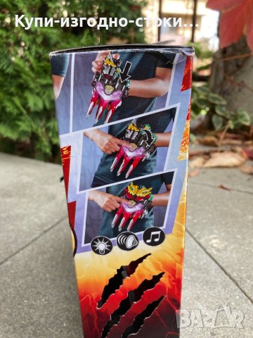 Електронна играчка Power Rangers Dino Knight Morpher, чудесен за детски костюм за Хелоуин, светлини , снимка 4 - Други - 42741916