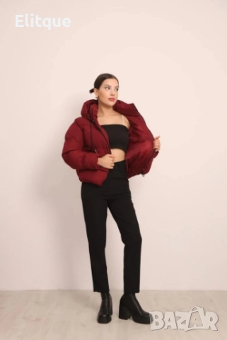 Зимно яке с камъчета , снимка 4 - Якета - 52906480