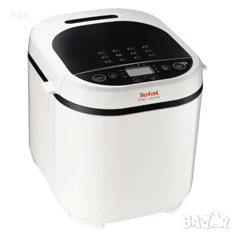НОВА  Хлебопекарна Tefal Pain Doré PF210138, 700 W, 1000 гр, 12 програми, 3 настройки, Бял/Черен , снимка 7 - Хлебопекарни - 56192389