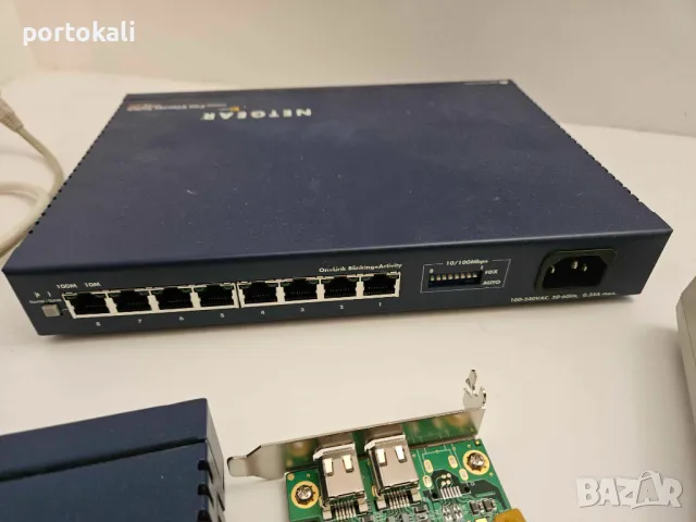 Switch Суич Netgear 8 port Router Print Server , снимка 4 - Суичове - 49781156