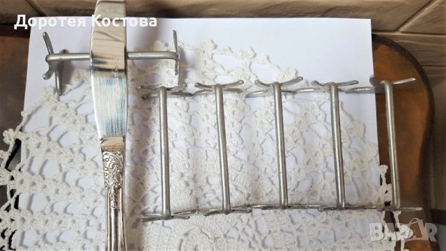 Красиви поставки за ножове - 12 бр, снимка 3 - Антикварни и старинни предмети - 38798313