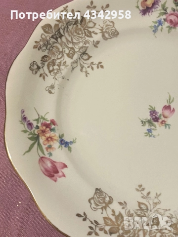 Johann Seltmann Vohenstrauss./1949 г./Порцеланова чиния., снимка 2 - Антикварни и старинни предмети - 52382279