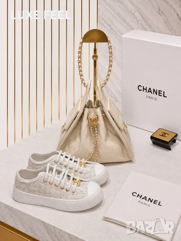 Chanel 🤍Дамски Кецове , снимка 4 - Кецове - 55710405