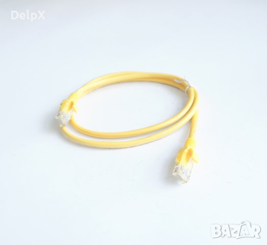 Кабел мрежов, UTP, LAN, RJ45 8pin(м), CAT5E, 1m, снимка 1