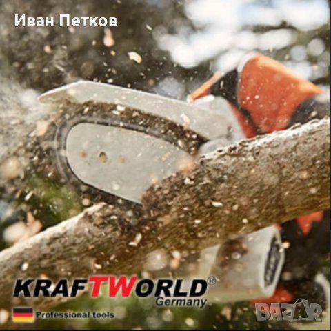 Акумулаторен трион KraftWorld 24V 6aH, снимка 2 - Градинска техника - 41063819