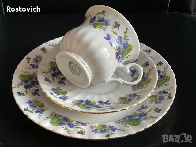 Чаша за чай с чинии “Seltmann”, 1960 г., Германия., снимка 3 - Сервизи - 44507245