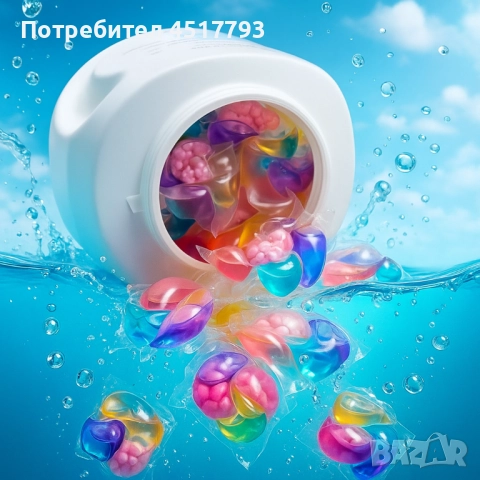 Капсули за пране 6в1 – 30 броя 8 кратна формула, снимка 3 - Перилни препарати и омекотители - 52589416
