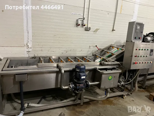 Миялка, машина за миене и обдухване на зеленчуци