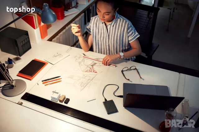 НОВ, ЗАПЕЧАТАН, НЕОТВАРЯН WD 6TB My Passport, Черен, Софтуер за архивиране и защити срещу..., снимка 4 - Твърди дискове - 50575436