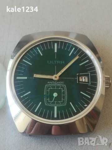 Швейцарски часовник ULTRA. Vintage watch. Мъжки механичен часовник. Swiss made. , снимка 7 - Мъжки - 41395547