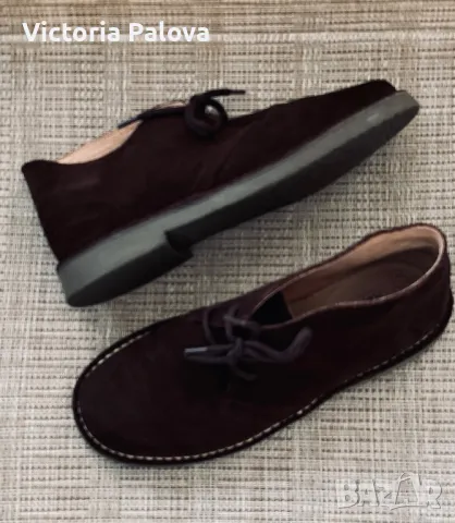 Модерни боти шоколадов цвят MARINA SEVAL Испания, снимка 3 - Дамски боти - 49379982