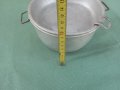 Стара алуминиев купа/канче БДС, снимка 6