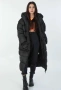 НАМАЛЕНО Дълго дамско яке с качулка, снимка 2