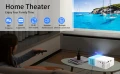 Нов YG300 Мини LED видео проектор/Full HD/забавления за деца/домашно кино/HDMI/USB/дистанционно, снимка 1