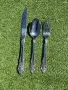 Oneida Community Stainless Steel – орнаментиран сервиз, 44 части с дървена кутия, снимка 3