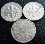 Стари сребърни монети 2 броя даймове 1964 и 50 ст.1913 г. Прекрасни !, снимка 2