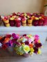Ръчно изработени цветя и букети, снимка 1 - Декорация за дома - 41895550