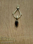 Елегантна сребърна висулка, снимка 1 - Колиета, медальони, синджири - 44719690
