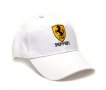 Автомобилна бяла шапка - Ферари (Ferrari), снимка 1 - Шапки - 41060683