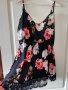 Разкошен елегантен топ флорален принт цветя нов етикет , снимка 3