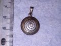 КРАСИВО АЖУРНО СРЕБЪРНО АРТ МЕДАЛЬОНЧЕ СРЕБРО 925 ПЕНДАНТ ВИСУЛКА 38426, снимка 3