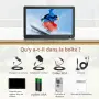 Чисто нов преносим телевизор Desobry 14.1" Full HD с батерия (DVB-T2, HDMI, USB)   , снимка 8