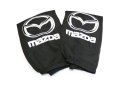 Автомобилни калъфки за наглавници (2бр. К-Т) За Mazda Мазда / Черни Универсален и Еластичен Модел