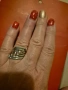интересен сребърен пръстен, снимка 1