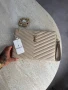 Yves Saint Laurent Дамска Бежова Чанта Клъч Код E747, снимка 1