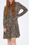 Нова дамска рокля леопардов принт, снимка 3