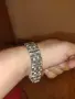 Сребърна гривна модел Ролекс .Поръчков модел е!, снимка 2
