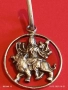 Традиционен Хиндуистки сребърен медальон Durga Maa Vaishno Mata красота 30538 , снимка 8