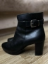 Черни боти от естествена кожа в отлично състояние, р-р 38, снимка 1