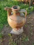 Стар голям глинен оцетник,крондир, снимка 1