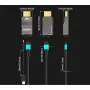 Нов RUIPRO 8K HDMI 2.1 кабел с оптичен кабел, брониран, подвижен, 48Gbps, 20 метра, снимка 5