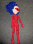 Плетена кукла калинката , снимка 3