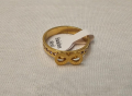 Дамски пръстен от медицинска стомана с камъни цирконии Безкрайност, снимка 1 - Пръстени - 44516282