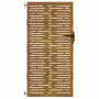 vidaXL Градинска порта 85x200 см, кортенова стомана, квадратен дизайн, снимка 4